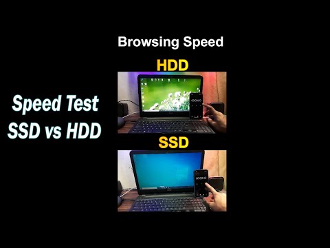 SSD vs HDD Browsing Speed #shorts