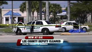 Lee County deputy cleared in fatal crash