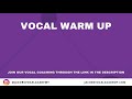 vocal warm up exercise 5 mum