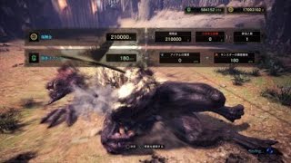 MHW:IB 歴戦激昂ラージャン ソロ太刀練習