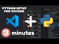 How to setup Python for VSCode in 3 mins only!! I Install Python and Setup VSCode for Windows 10!