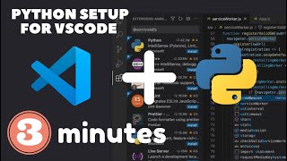 How to setup Python for VSCode in 3 mins only!! I Install Python and Setup VSCode for Windows 10!