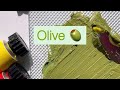 How to make Olive Green Colour | Paint Mixing Videos | #shorts #art #youtube