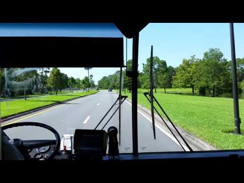Bus Ride from Port Orleans Riverside to Epcot Bus Ride from Port Orleans Riverside to Epcot