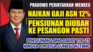 🔴RESMI HARI INI.! PRABOWO PERINTAHKAN MENKEU NAIKAN GAJI ASN & PENSIUNAN KE PESANGON 1M ALHAMDULILAH