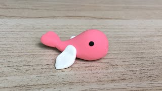 How to make clay Whale | art and clay | Clay animal | Pikky Clay