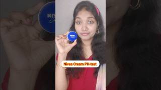 Nivea Cream PH-test ✅️ pass or fail❓️Skincare Excellence #skincare #nivea #viral #shortvideo #phtest