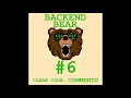 #6 - Clean Code : Comments