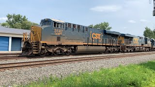 [4K] CSX Q363 Manifest Train Westbound - Fairport, NY