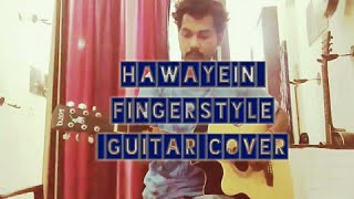 Hawayein - Fingerstyle Guitar cover||