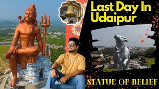 Kahi पहुंचने के liye Udaipur से Nikalna जरूरी tha😎 || Statue Of Belief || The Royal Rover🚗#vlog
