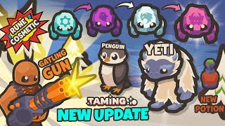 Taming.io New Update! NEW Yeti, Penguin, Gatling Gun And Skin...