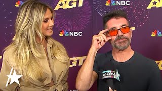 Simon Cowell CRASHES Heidi Klum's 'AGT' Interview