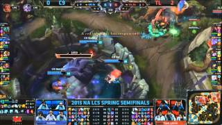 Cloud9 G2A: NA LCS Highlights - Semifinals playoffs (S5 Spring Split)