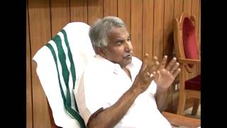 Water Conservation-Meeting with Kerala Chief Minister Oommen Chandy