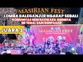 Juara 3 Komunitas Seni Baswara Gurnita Br Tegal Sari Denpasar Lomba Baleganjur Ngarap Sebali