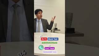 Instructions before IELTS Mock Test by Asad Yaqub