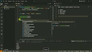 Working with random elements in array (Javascript)