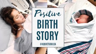 🔥 Positive Birth Story Natural | VBAC | Hypnobirthing | No Epidural | Prodromal Labor