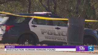 Norfolk police investigate human remains found