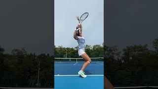 Lyuda Samsonova serve in #beijing #lyudasamsonova #samsonova #tennis #wta #tennispractice