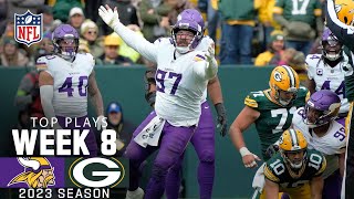 Minnesota Vikings Top Plays vs. Green Bay Packers | 2023 Regular Season Week 8