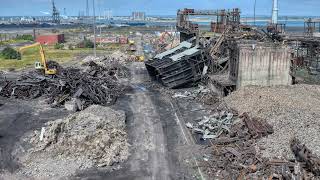 Redcar Coke Ovens - Demolition Update - July 2022