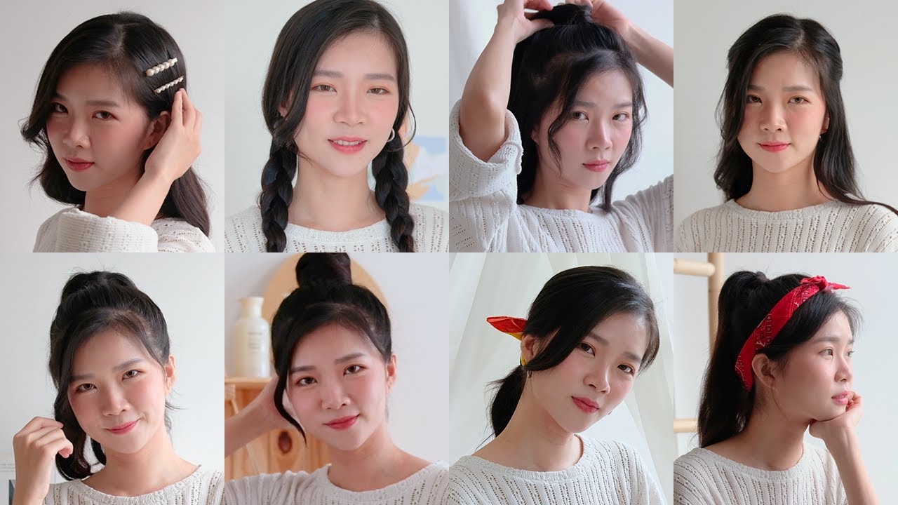 8 Korean Hairstyles Tutorial With Innisfree Youtube