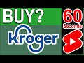 Buy Kroger Stock Today? $KR Fair Value? #shorts