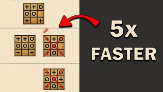 The Trick That Makes Minimax 5x Faster (Alpha-Beta Pruning)