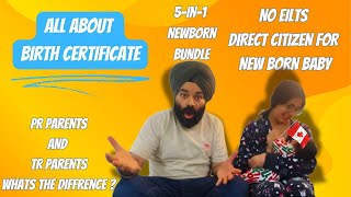 All about Birth certificate for newborn in Canada.