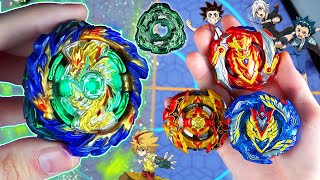 MIRAGE FAFNIR vs CHO-Z AWAKENING BEYS + RARE CHASSIS Beyblade Burst Sparking Superking Battles