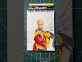 Drawing saitama🤯 #shorts #saitama #art #anime #animelover #youtubeshorts #drawing #animelover