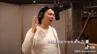 （连续Eb5 F5咬字闭口音）49岁杨培安独唱抗疫主题曲 （坚信爱会赢） 全程女Key