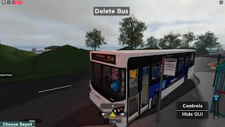 T14 to Port Eynon Ammanford \u0026 Vale bus Simulator (Caetano Nimbus)