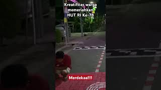 Menghias jalan #17agustus #hutri78 #indonesia #merdeka #kemerdekaanindonesia #trending #viral