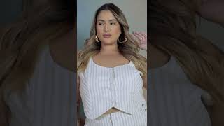 Coleção Golden Hour Quality Moda Plus Size #summer2025 #modaplussize #qualitymodaplussize