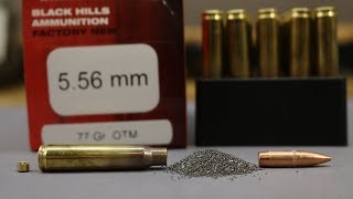 Duplicating Mk 262 Mod 1 - ep1 - Factory Black Hills 77gr OTM tests