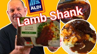 Aldi Lamb Shank with Mint Gravy