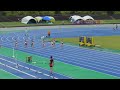 秋田市スポーツ祭　女子100m決勝　20201004　亀山、木澤、西本、大島、小野