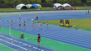 秋田市スポーツ祭　女子100m決勝　20201004　亀山、木澤、西本、大島、小野