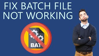 How To Fix Batch Files Not Working On Windows 11 Pc Bat Files Not