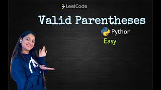 Leetcode 20. Valid Parentheses (Python)