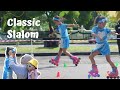 BEGINNER GIRLS CLASSIC SLALOM - Prambanan Roller Sport Festival 2022 QAIREEN YUSUF #viralvideos