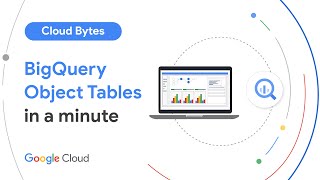BigQuery object tables in a minute