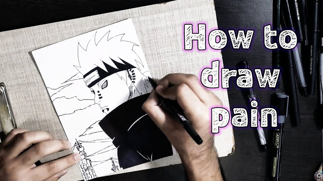 Day 26 | How To Draw Pain ( Naruto ) | Step By Step ️ - YouTube