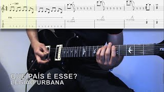 Legião Urbana - Que país é esse? (guitar cover + tabs)