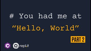 Deconstructing the Hello World code written in C# (c sharp)