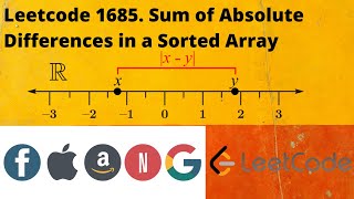 Leetcode 1685. Sum of Absolute Differences in a Sorted Array