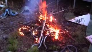 How to start a fire, Southern Style